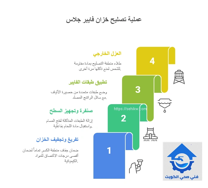 تصليح خزانات فايبر جلاس الكويت